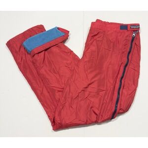 RARE VTG Patagonia Mens Fleece Lined Zip Side Pants 90s USA Ski Outdoor Snow XL